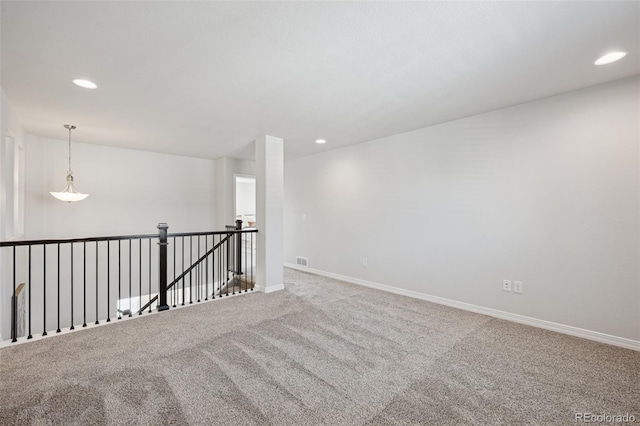 1871 Walnut Creek Ct, Colorado Springs, CO 80921 - carpeted empty room with recessed lighting