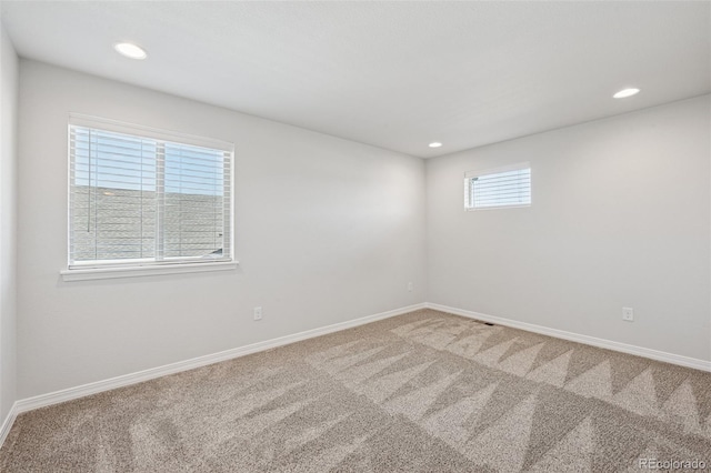 1871 Walnut Creek Ct, Colorado Springs, CO 80921 - empty room featuring carpet flooring and recessed lighting