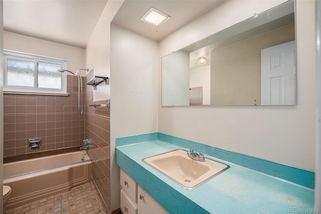 8675 W 60th Ave, Arvada, CO 80004 - bathroom with vanity and  shower combination