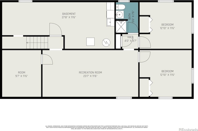 8675 W 60th Ave, Arvada, CO 80004 - view of floor plan / room layout