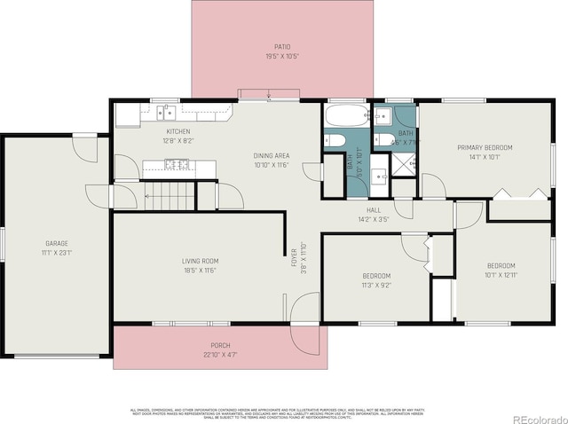 8675 W 60th Ave, Arvada, CO 80004 - view of floor plan / room layout