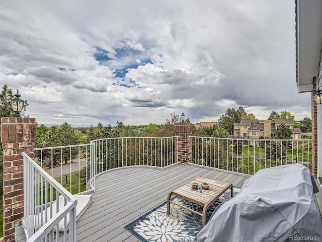 18963 E Long Ave, Centennial, CO 80016 - view of wooden terrace