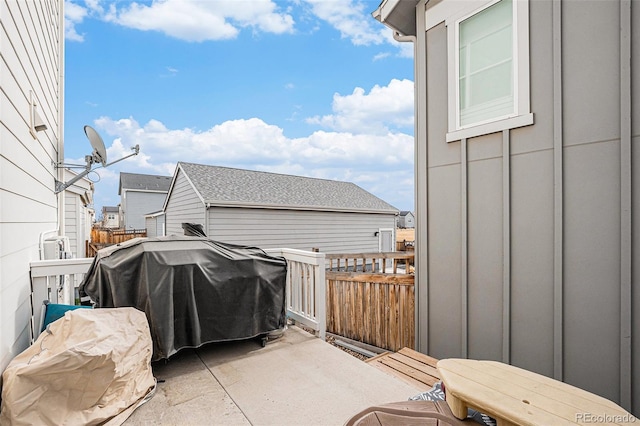 view of patio / terrace with grilling area