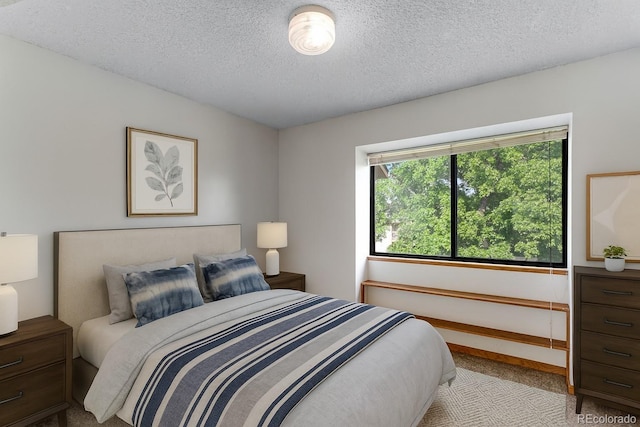 2960 W Stuart St Unit 302, Fort Collins, CO 80526 - carpeted bedroom featuring a textured ceiling