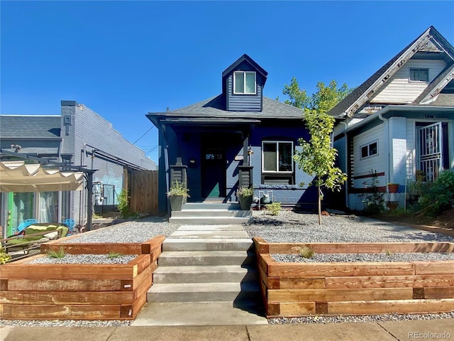 view of front of home featuring a porch