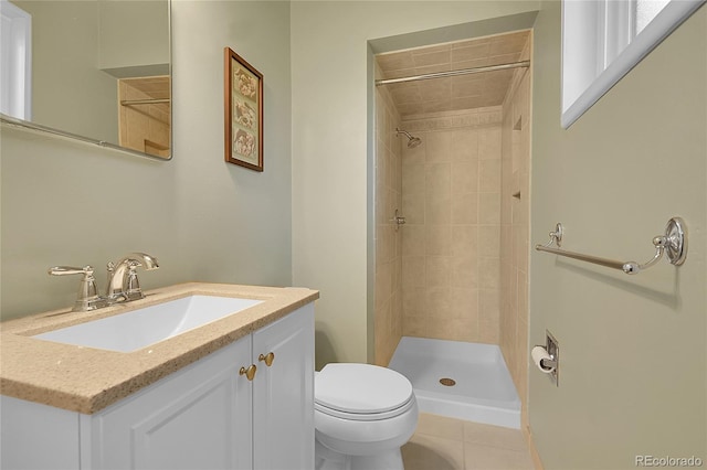 5047 S Mabre Ct, Littleton, CO 80123 - bathroom with vanity and tiled shower