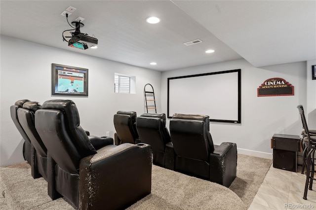 9447 Chesapeake St, Highlands Ranch, CO 80126 - cinema room featuring recessed lighting and baseboards