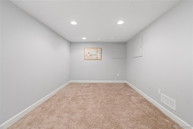 9447 Chesapeake St, Highlands Ranch, CO 80126 - spare room with recessed lighting and carpet flooring