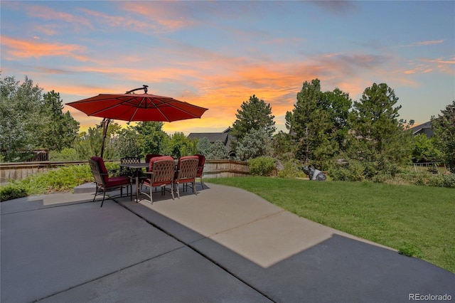 9447 Chesapeake St, Highlands Ranch, CO 80126 - view of patio / terrace with outdoor dining area