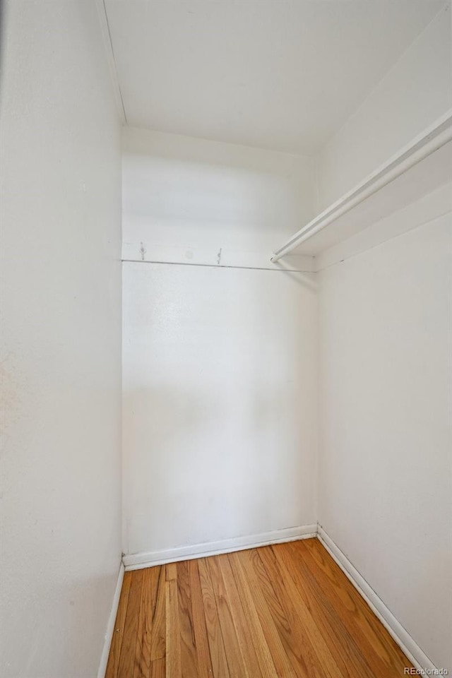 1646 S Stuart St, Denver, CO 80219 - walk in closet featuring wood finished floors