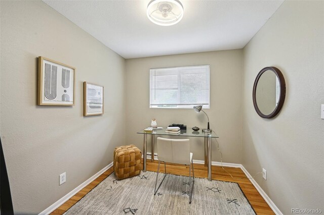 1646 S Stuart St, Denver, CO 80219 - office with wood finished floors and baseboards