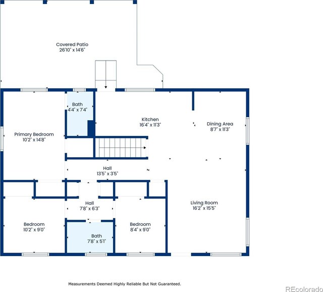 1646 S Stuart St, Denver, CO 80219 - property floor plan