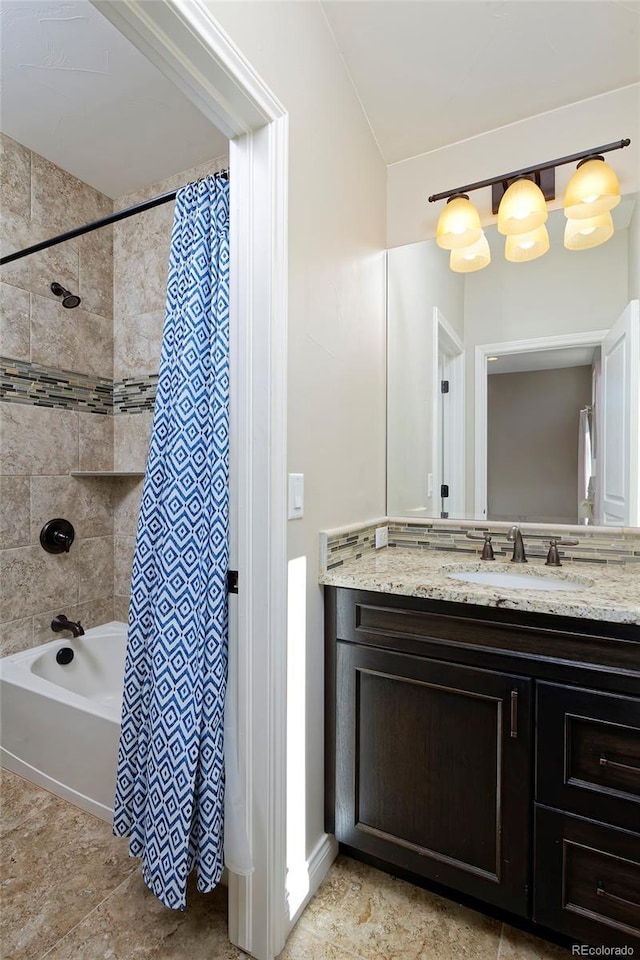 14022 E Fair Pl, Centennial, CO 80111 - bathroom featuring vanity and shower / bath combo