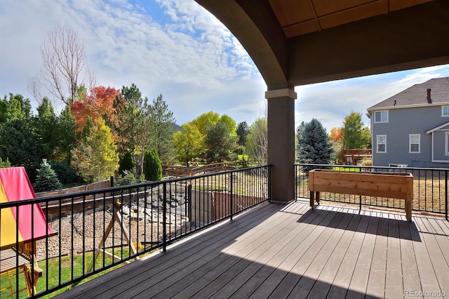 14022 E Fair Pl, Centennial, CO 80111 - deck with a fenced backyard