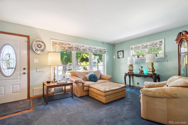 1922 Graves Ct, Northglenn, CO 80233 - living area featuring healthy amount of natural light and carpet floors