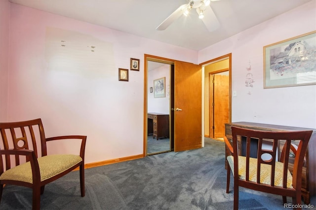 1922 Graves Ct, Northglenn, CO 80233 - carpeted bedroom featuring a ceiling fan and a closet