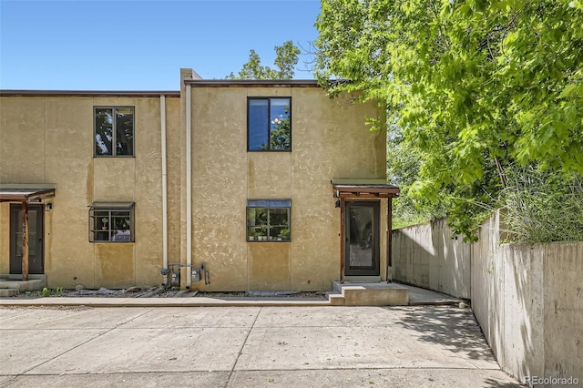 800 Illinois St Unit 1, Golden, CO 80401 - view of property with stucco siding and a patio area