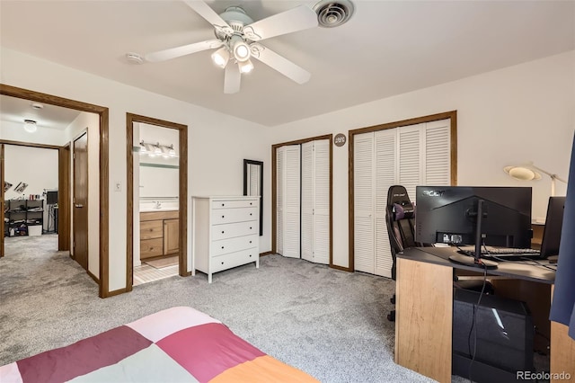 800 Illinois St Unit 1, Golden, CO 80401 - office space with carpet flooring, ceiling fan, and a sink