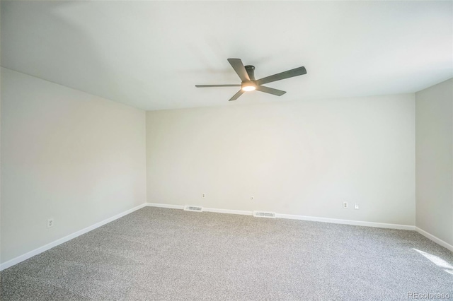1219 S Yosemite Way Unit 63, Denver, CO 80247 - unfurnished room with carpet floors, a ceiling fan, and baseboards