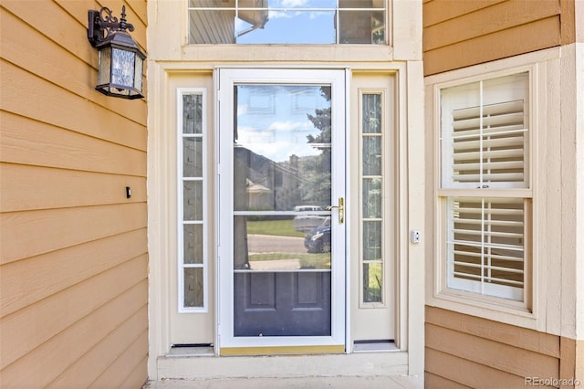 view of entrance to property