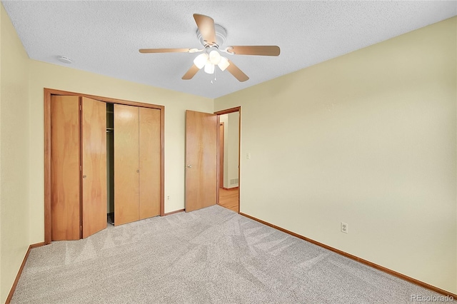 1624 Daphne St, Broomfield, CO 80020 - unfurnished bedroom with a closet, carpet, ceiling fan, and a textured ceiling