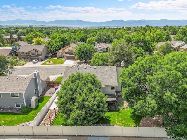 1624 Daphne St, Broomfield, CO 80020 - aerial perspective of suburban area featuring mountains