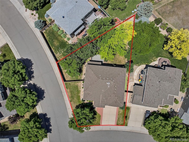 4501 Whitehall Ln, Highlands Ranch, CO 80126 - view of property location featuring property boundaries highlighted