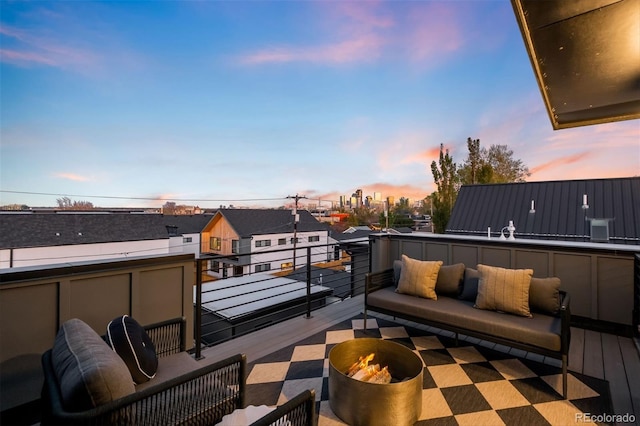 3658 Quivas St, Denver, CO 80211 - balcony featuring an outdoor living space