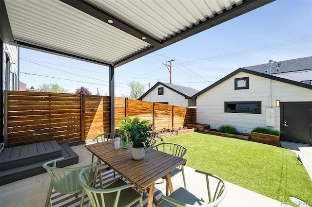 3658 Quivas St, Denver, CO 80211 - view of patio / terrace featuring outdoor dining space