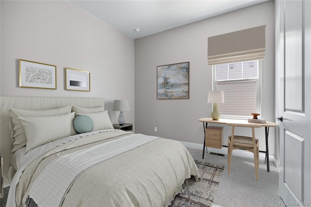 bedroom featuring carpet floors