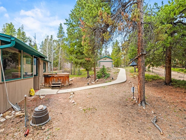 48 Warren Rd, Black Hawk, CO 80422 - view of yard featuring a hot tub