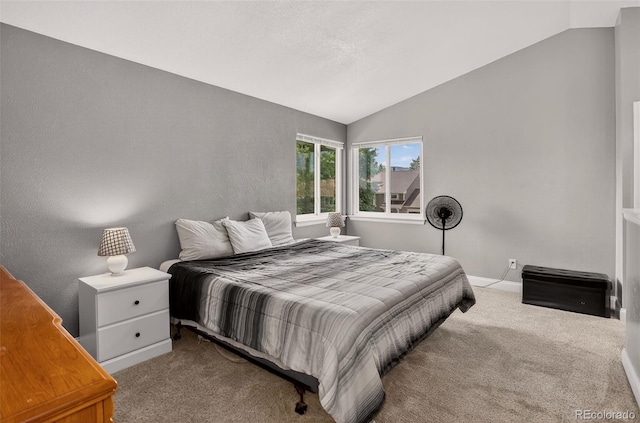 6034 S Parfet St, Littleton, CO 80127 - carpeted bedroom with lofted ceiling and baseboards