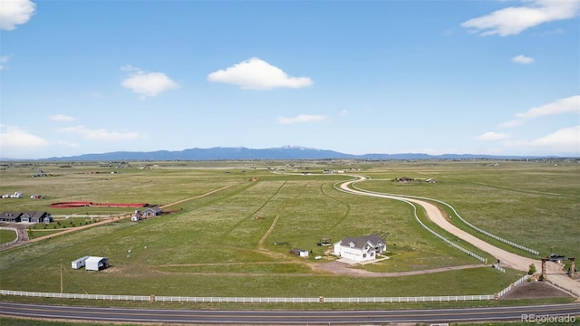 19751 Good Life Vw, Calhan, CO 80808 - overview of rural landscape featuring a pastoral area and a mountainous background