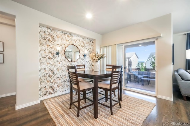 3326 Daydreamer Dr, Colorado Springs, CO 80908 - dining room with wood finished floors