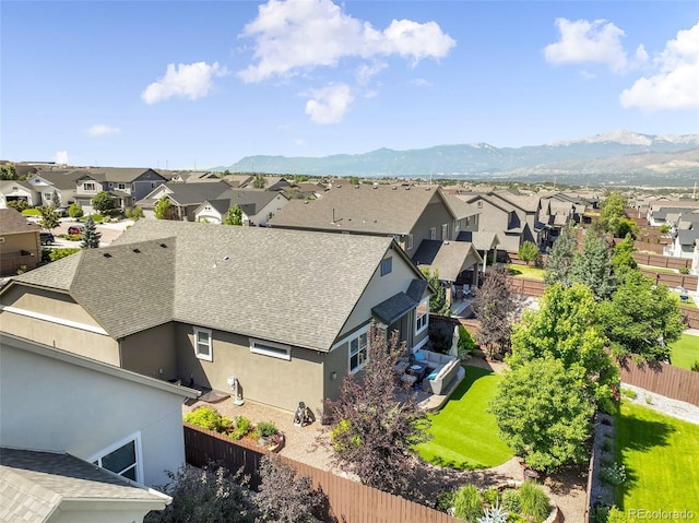 3326 Daydreamer Dr, Colorado Springs, CO 80908 - aerial perspective of suburban area with a mountain backdrop