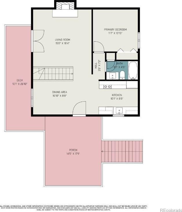 11557 Green Cir, Conifer, CO 80433 - floor plan / room layout