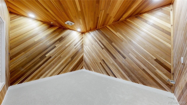 detailed view of wood ceiling