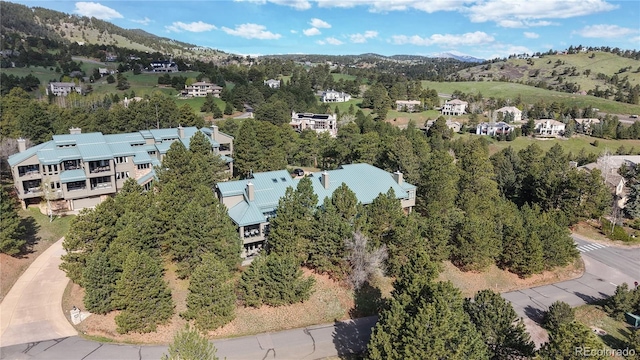 867 Hill And Dale Rd Unit B, Golden, CO 80401 - aerial overview of property's location featuring mountains