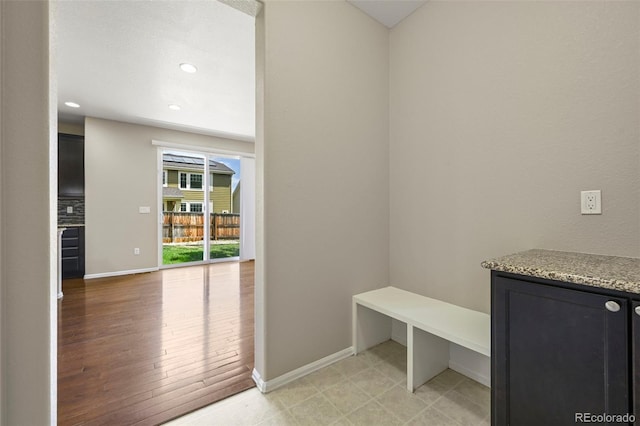 19659 W 59th Dr, Golden, CO 80403 - mudroom featuring recessed lighting and light wood-type flooring