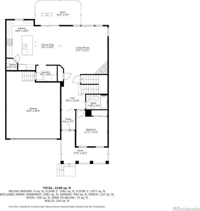19659 W 59th Dr, Golden, CO 80403 - view of room layout