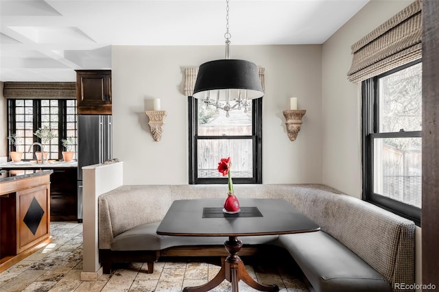 view of dining space
