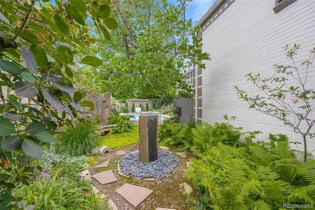 view of yard