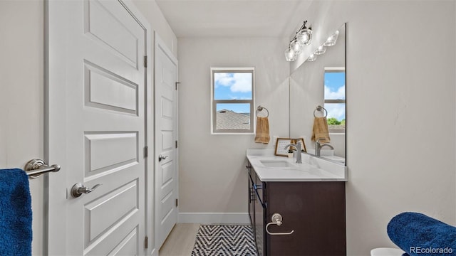 434 Clear Creek Dr, Grand Junction, CO 81504 - bathroom with vanity and baseboards