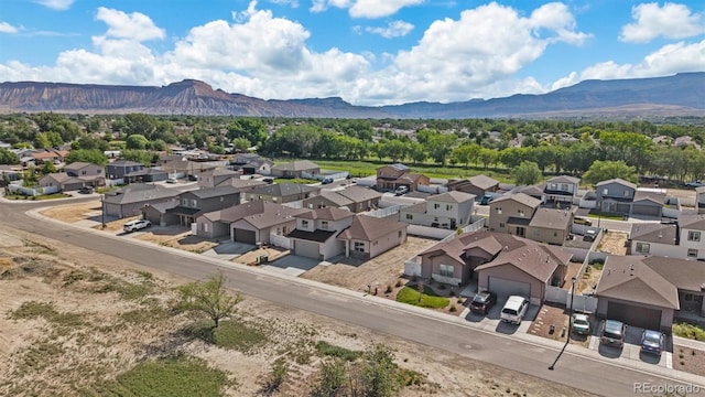 434 Clear Creek Dr, Grand Junction, CO 81504 - aerial view of residential area featuring a mountainous background