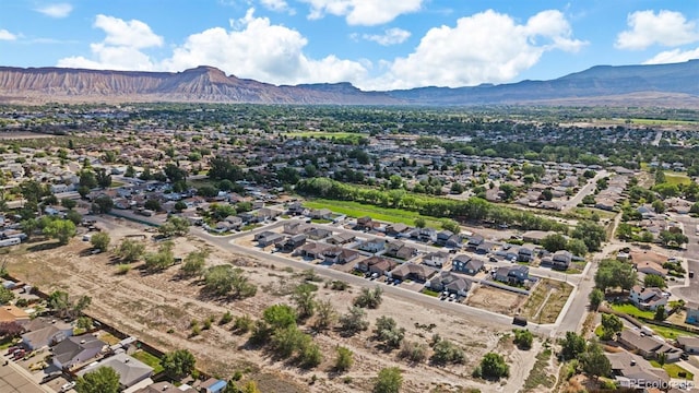434 Clear Creek Dr, Grand Junction, CO 81504 - aerial perspective of suburban area featuring a mountain backdrop