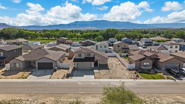 434 Clear Creek Dr, Grand Junction, CO 81504 - aerial view of residential area featuring a mountainous background