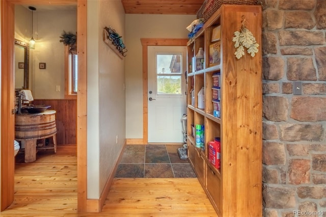 291 County Road 452, Grand Lake, CO 80447 - entryway featuring wood finished floors and baseboards