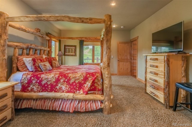 291 County Road 452, Grand Lake, CO 80447 - bedroom with carpet floors and recessed lighting