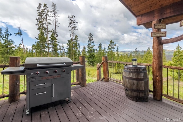 291 County Road 452, Grand Lake, CO 80447 - deck featuring grilling area