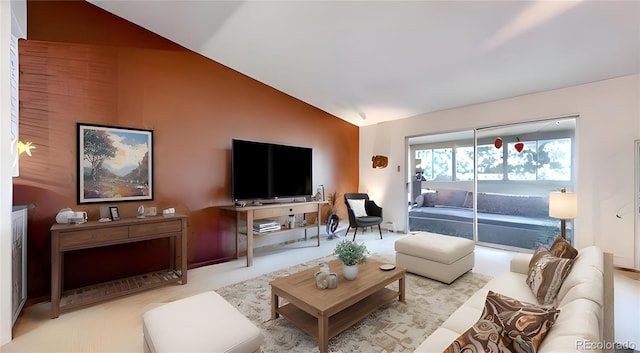 775 S Alton Way Unit 3D, Denver, CO 80247 - living area featuring high vaulted ceiling